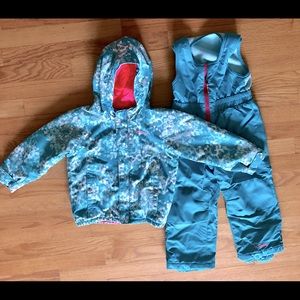 Columbia Omni-Heat Girls Snowsuit